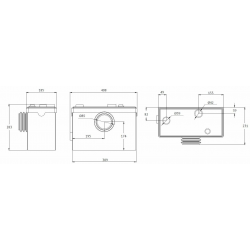 Канализационная насосная станция Unipump SANIVORT 605 M напор 10м